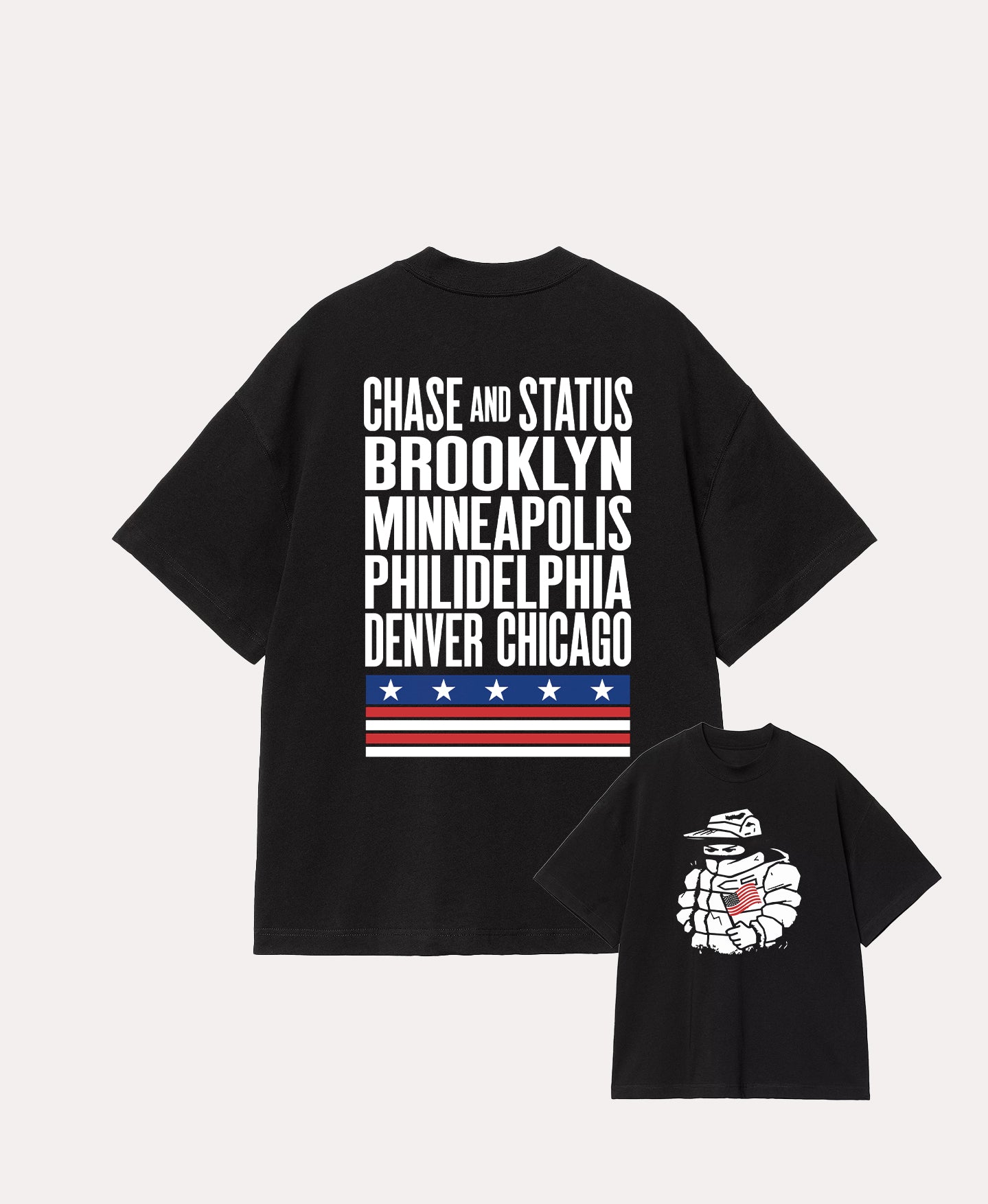 Chase & Status Tour T-Shirt 2024 Black